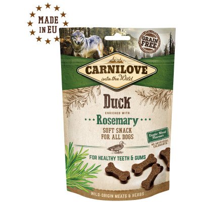 Carnilove Dog Semi Moist Snack Duck&Rosemary pamlsky pro psy 200 g – Zbozi.Blesk.cz