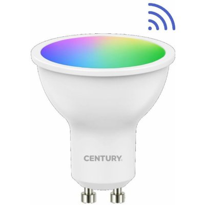Century LED SMART WIFI GU10 120d 6W CCT RGB/2700-6500K 120d DIM Tuya WiFi – Hledejceny.cz