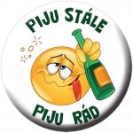 Mediabox spol. s.r.o. Button - Placka s otvírákem - Piju rád – Hledejceny.cz