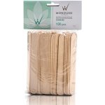 ITALWAX dřevěná kosmetická špachtle úzká 100 ks – Zboží Dáma