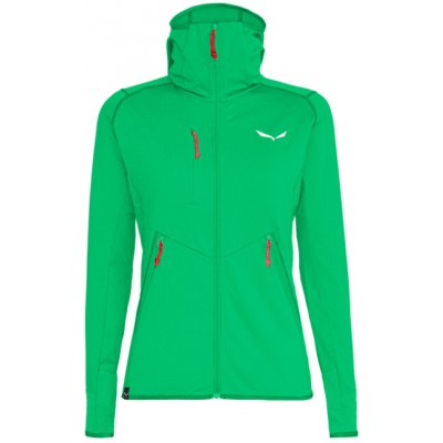 Salewa AGNER HYBRID PL/DST W FZ HOODY irish green melange – Zboží Dáma