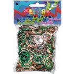 RAINBOW LOOM Original gumičky 600 kusů maskáčový mix – Zboží Dáma