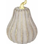 MagicHome Dekorace Nature, dýně, polyresin, šedá, 16,2x16,2x21,4 cm – Hledejceny.cz