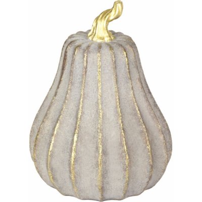 MagicHome Dekorace Nature, dýně, polyresin, šedá, 16,2x16,2x21,4 cm – Hledejceny.cz
