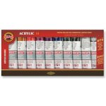 Koh-i-noor souprava akrylových barev 10x40ml – Zboží Mobilmania