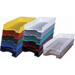 Donau děrovaný kancelářský odkladač A4 kouřový – Zboží Mobilmania