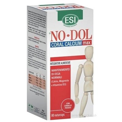 ESI NO DOL Coral Calcium Max kapsle 80 kapslí – Hledejceny.cz