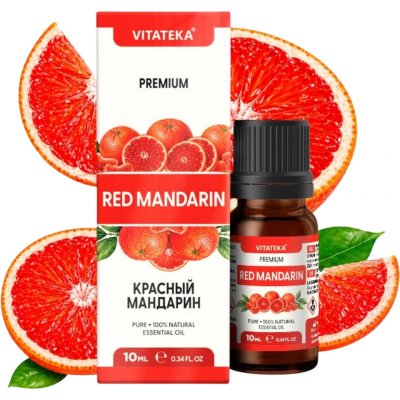 Vitateka esenciální olej Červená mandarinka 100% 10 ml – Hledejceny.cz