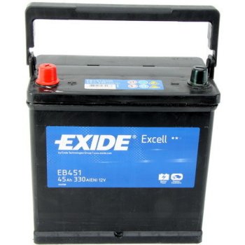 Exide Excell 12V 45Ah 330A EB451