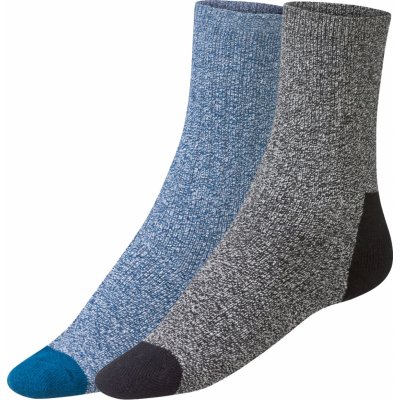 Livergy pánské pracovní termo ponožky 2 páry modrá/bílá/černá – Zboží Mobilmania