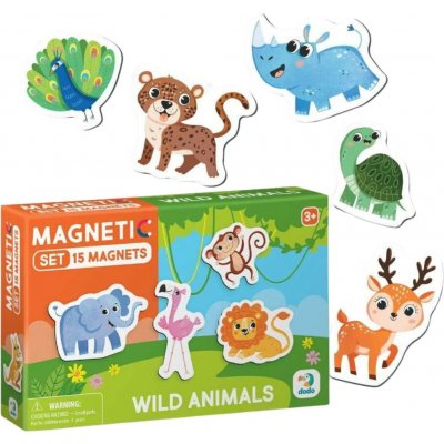 DODO Sada magnetek 15ks Divoká zvířata – Zbozi.Blesk.cz