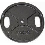 FitnessLine Kotouč litinový 30 mm - 15 kg – Zboží Dáma
