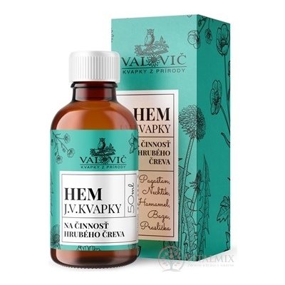 J.V Kapky HEM na činnost tlustého střeva 50 ml – Hledejceny.cz
