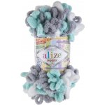 Alize Příze Puffy color Varianta: 6408 – Zboží Mobilmania