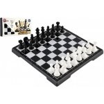 Teddies Šachy + dáma plast společenská hra v krabici 29x14,5x4cm – Zboží Dáma