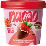 Bio jahody ve světlé a kakaové polevě 120g, Nucao – Sleviste.cz