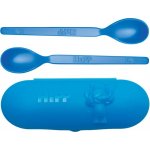 Hipp Spoons Set cestovní pouzdro 1 ks a lžička 2 ks – Zboží Dáma