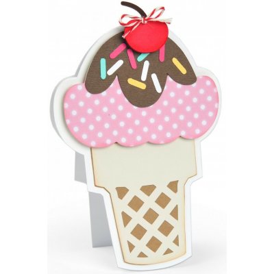 Docrafts Vyřezávací šablona 7 ks Zmrzlina Framelit – Sleviste.cz