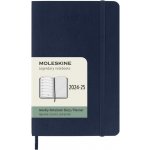 Moleskine A6 týdenní 2024-25 modrý – Zboží Mobilmania