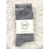 [sn] super.natural Merino ponožky All Day 2-pack metal grey/fresh white