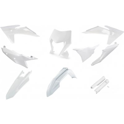 Acerbis sada plastů pro KTM EXC 24-25 EXCF 24-25 bílá | Zboží Auto