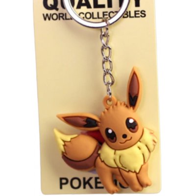 Přívěsek na klíče s animovanou postavou Pokémon Motiv Eevee