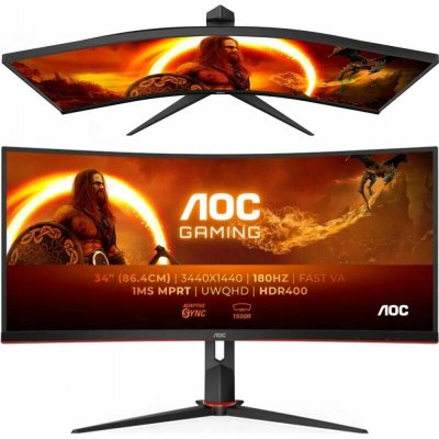 AOC Gaming CU34G2XP/BK – Zboží Živě