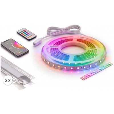 SmartLED SADA 1x LED RGBW Pásek NEO LITE LED/24W/230V 5 m IP65 Wi-Fi + 5x profil 1 m + DO 5xSD0106+1xIM0834 – Hledejceny.cz
