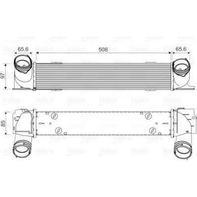 Chladič turba VALEO 818553 – Zboží Mobilmania