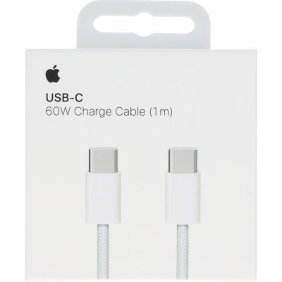 Apple mqkj3zm/a USB-C (M) na USB-C (M) 1m nabíjecí, USB-C (M) na USB-C (M), opletený, 1m, bílý – Zboží Živě