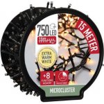HOMESTYLING Vánoční světelný řetěz teplá bílá 750 LED 15 m – Hledejceny.cz