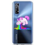 Pouzdro TopQ Realme 7 silikon Rainbow Splash – Zboží Mobilmania