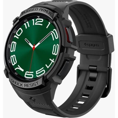 SPIGEN Rugged Armor Pro Black Samsung Galaxy Watch6 Classic 47mm ACS06488 – Zboží Živě