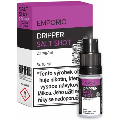 Imperia EMPORIO SALT SHOT DRIPPER PG30/VG70 20mg 5x10ml – Zboží Mobilmania