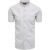 Pánská Košile Košile s krátkým rukávem světle šedá KX0999