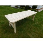 Krajča ZAHRADNÍ DŘEVĚNÝ STŮL GABRIELA (BOROVICE) Merbau – Hledejceny.cz