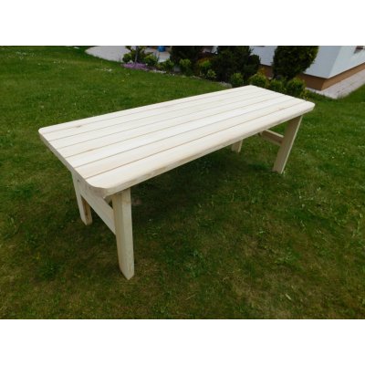 Krajča ZAHRADNÍ DŘEVĚNÝ STŮL GABRIELA (BOROVICE) Merbau – Hledejceny.cz