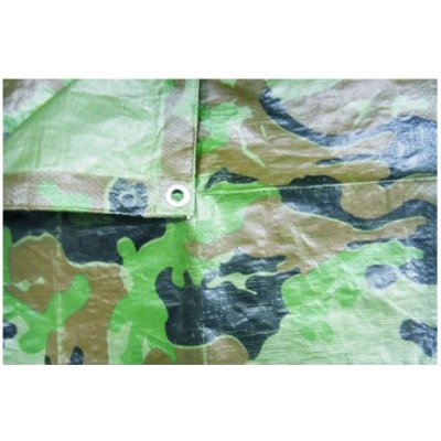 Toptrade krycí plachta s kovovými oky 80g/m² 2x3 m maskovací – Zboží Dáma