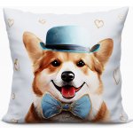 Mybesthome Polštář Pjesek s mašlí 40x40 – Zboží Dáma