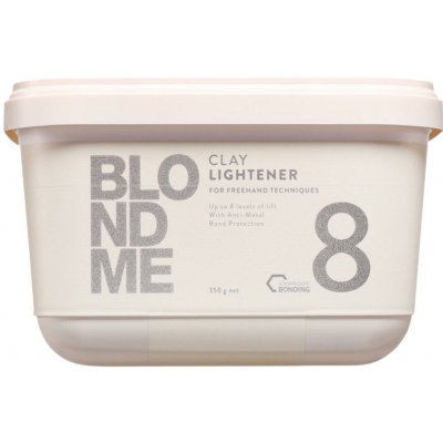 Schwarzkopf Professional Blondme Clay Lightener 8 zesvětlující pudr pro blond vlasy 350 g – Hledejceny.cz