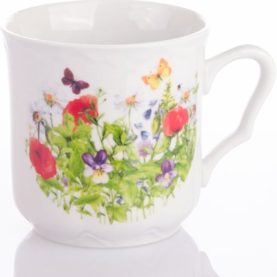 Český porcelán Dubí Hrnek Karel louka a motýlci 270 ml – Hledejceny.cz