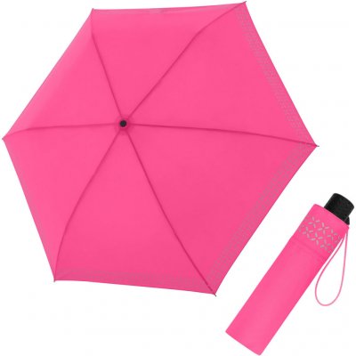 Doppler Fiber Havanna Safety Cross dámský skládací deštník růžový – Zboží Mobilmania