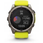 Garmin Fenix 8 51mm Sapphire Solar Titanium Bright Yellow/Graphite 010-02907-21 – Zboží Živě