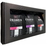 Pure Way Darčekový set odrodových káv Papua Colombia Ethiopia zrnková 3 x 0,2 kg – Hledejceny.cz