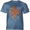 Pánské Tričko Pánské batikované triko The Mountain Knots On Knots modré