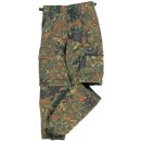 Mil Tec US Bdu kalhoty dětské Zip Off flecktarn