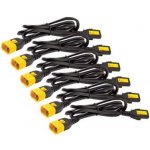 APC AP8706S-WW APC Power Cord Kit 6 ea, Locking, C13 to C14, 1.8m – Zboží Mobilmania