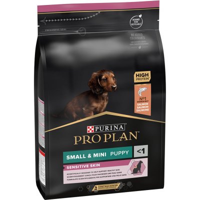 Purina Pro Plan Small & Mini Puppy Sensitive Skin losos 2 x 3 kg – Hledejceny.cz