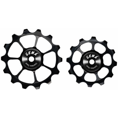 CEMA bearing CEMA kladky hliníkové-SHIMANO oversized Barva: Černá, Typ ložiska: Nerezová ocel, Typ: Shimano 12 silniční Ultegra/105 – Hledejceny.cz