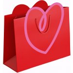 Albi Dárková taška horizontální velká - S výsekem srdce (32,4 × 12,7 × 26 cm) – Sleviste.cz